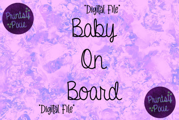 Baby on Board: A Charming Font for Family Themes