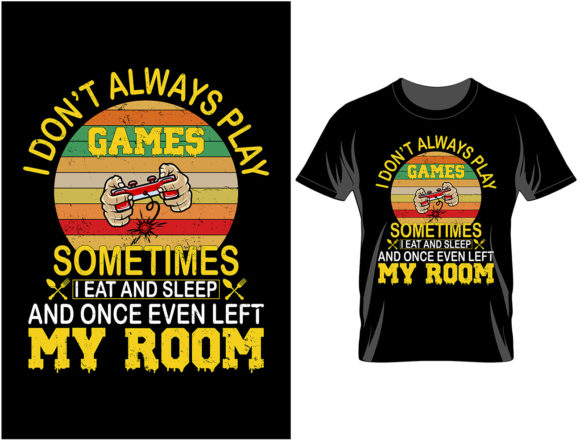 Discover Unique Gaming Typography T-Shirt Designs and High-Quality Coffee-Themed Shirts
