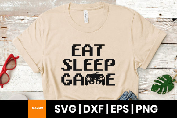 Eat Sleep Game... Gaming Quote: A Perfect Addition to Your Creative Projects