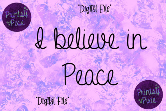 Embrace Peace with I Believe in Peace