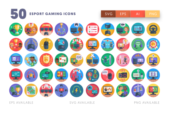Enhancing Your Esport Brand with 50 Esport Gaming Icons