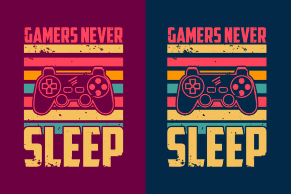 Games Never Sleep Retro Background Shirt: A Nostalgic Must-Have for Gamers