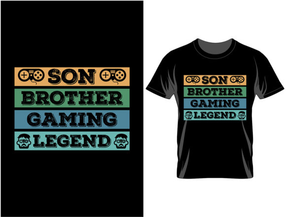Gaming Typography T Shirt Design 10: Elevate Your Gaming Style