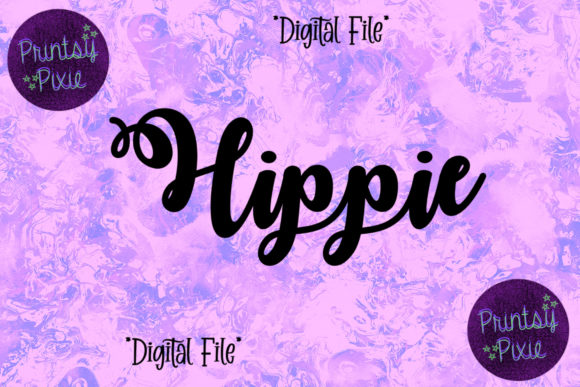 Hippie Peace and Love: A Versatile Design for Creative Expression