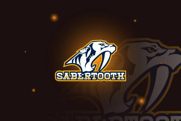 Introducing Sabertooth - A Versatile Mascot for E-Sport Gaming Logos