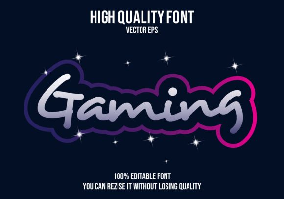 Mastering the Gaming Vector Text Effect: A Fully Editable Design Solution