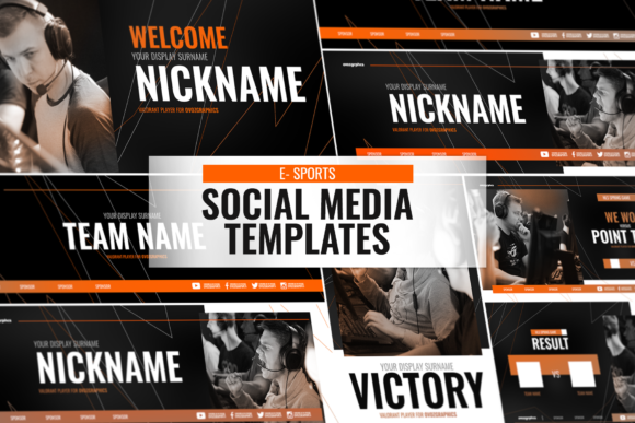 Revolutionize Your E-Sports Team's Social Media with the Ultimate Instagram Feed Template