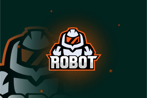 Robot Logo E-Sport Gaming: A Versatile and Customizable Mascot for Your Team