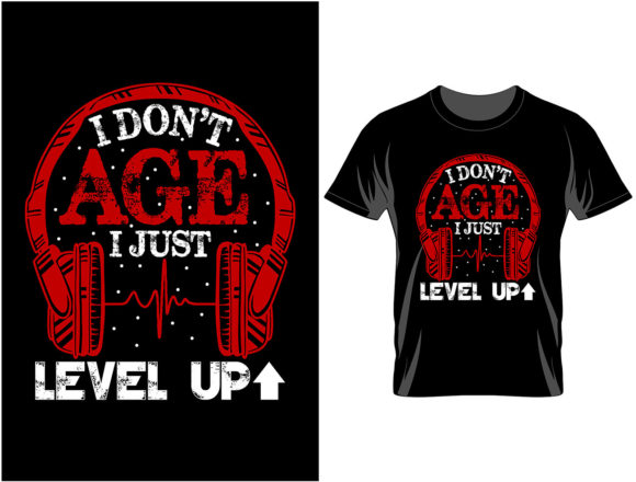 Unleash Your Creativity with Gaming Typography T Shirt Design 4