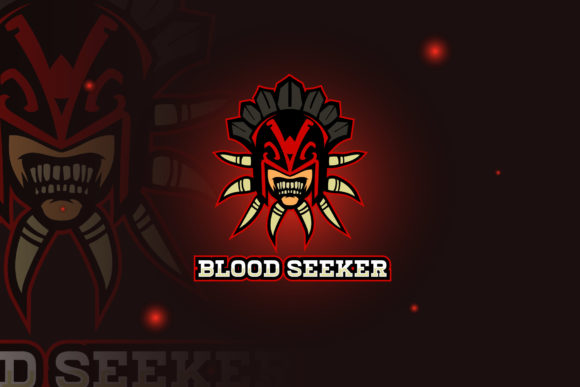 Unleash Your Gaming Brand with Blood Seeker Logo E-Sport Gaming