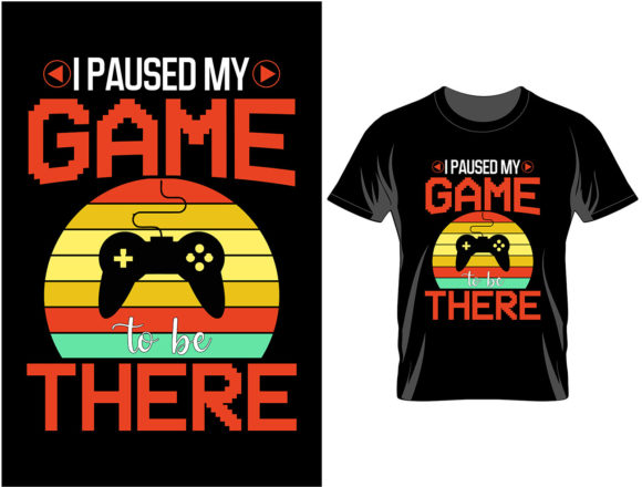 Unleashing Creativity with Gaming Typography T-Shirt Design 7